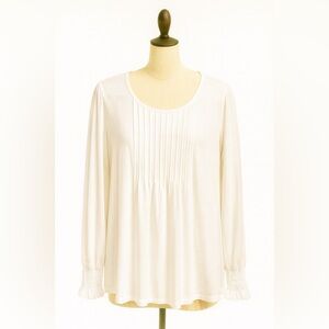 Lomon Chic Cream Blouse for Women